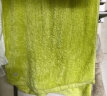 全棉时代毛巾纯棉不易掉毛加大加厚方巾抗菌柔软强吸水 香草绿32×70cm  实拍图