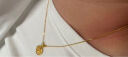 周六福18K金项链女肖邦链 彩金项链素链 黄18K 经典款-约45cm母亲节礼物 实拍图