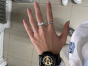 丹尼爾惠靈頓（DanielWellington）DW時(shí)尚戒指男女 綢緞白雙色情侶對戒表白 新年禮物送女生 尺碼10 DW00400047 曬單實(shí)拍圖