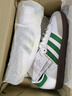 三葉草（Adidas）男鞋女鞋低幫板鞋 SAMBA OG時尚潮流復(fù)古運動休閑鞋 灰褐綠 36 曬單實拍圖