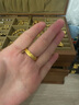 周生生編織紋麻花古法黃金戒指 文化祝福歲歲平安足金開(kāi)口戒 94518R計價(jià) 6.64克(含工費800元) 曬單實(shí)拍圖