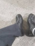 羚步英倫真皮手工商務(wù)休閑大頭皮鞋男透氣阿美咔嘰男鞋厚底圓頭低幫鞋 黑色 41 曬單實(shí)拍圖