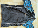 佑游泳裤泳衣套装防晒浮潜冲浪泳衣分体水母衣UPF50 17396 黑蓝 2XL 实拍图