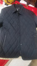 恒源祥棉服男秋冬季棉衣男輕薄桑蠶絲棉襖中老年男士羽絨棉服爸爸外套男 50832藏青 185 【適合150-165斤】 曬單實(shí)拍圖