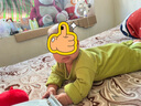 G.DUCKKIDS嬰兒連體衣春秋外出服可愛(ài)超萌寶寶衣服春秋字母哈衣長(cháng)袖爬服哈衣 綠色 不加絨 90cm 曬單實(shí)拍圖