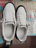 CINESSD阿甘男鞋秋季防水防滑一腳蹬運動(dòng)休閑開(kāi)車(chē)旅游豆豆鞋騎行訓練板鞋 白色 39 標準運動(dòng)碼 曬單實(shí)拍圖