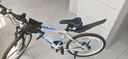 捷特耐斯山地自行車(chē)成人男女變速車(chē) 學(xué)生上學(xué)青少年上班代步車(chē) BL-旗艦減震版【三刀輪】白藍色 24寸 21速 曬單實(shí)拍圖