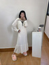 俞兆林睡裙女春秋季新款棉質(zhì)長(zhǎng)袖公主風(fēng)大碼連衣裙睡衣家居服夏天可外穿 4000白色 M （建議70-95斤） 曬單實(shí)拍圖