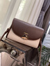 妙麗牛皮包包女包斜挎包高顏值百搭流行時(shí)尚單肩包生日禮物送女友 【白配咖】實(shí)用走心女生 品牌小眾設計感時(shí)尚百搭小包 曬單實(shí)拍圖