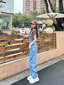 Calvin KleinJeans【復刻90系列】四季款女士ck復古懷舊直筒牛仔褲J223289 1AA-牛仔淺藍 26 曬單實(shí)拍圖