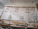 一棉緣（cottonfaith）強遮光A類(lèi)學(xué)生宿舍床簾蚊帳一體式單人床90x190cm0.9擋風(fēng)上下鋪 格子奶綠【五面靠墻儲物簾】順豐 三門(mén)長(cháng)170~190*寬70~95*高85~115 曬單實(shí)拍圖