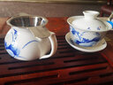 金灶（KAMJOVE）黑檀木實木茶盤套裝 花梨木茶臺 自動上水功夫茶具套裝茶海K-812 搭配H9 陶瓷茶具 茶水桶 1個 曬單實拍圖