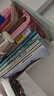 佳茉 可伸縮書(shū)立架一體桌面書(shū)本折疊固定書(shū)本收納架擋板書(shū)夾立架學(xué)生用創(chuàng  )意放書(shū)神器象牙白 【加大號】 曬單實(shí)拍圖