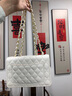 西瑞SERENESERENE包包女包單肩包女士斜挎包品牌生日禮物送女友老婆 米白色【輕奢限定禮盒裝】 曬單實(shí)拍圖