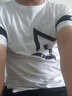 回圖短袖t恤男夏季衣服男裝寬松純棉休閑送禮物運(yùn)動(dòng)高端復(fù)古涼感T體恤 6263白色 2XL 曬單實(shí)拍圖