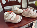 基諾浦（ginoble）嬰兒學(xué)步鞋24年冬季搖粒絨8-18個(gè)月男女童苗繡機能鞋GB2363藕粉 曬單實(shí)拍圖