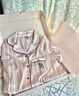 維多利亞的秘密（Victoria's Secret）田曦薇同款 宅度假水光綢家居服絲滑親膚長(cháng)袖長(cháng)褲睡衣套裝 曬單實(shí)拍圖