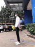 啄木鳥(niǎo) 西褲男韓版春季商務(wù)休閑西褲新款免燙男士休閑褲潮牌中青年彈力修身小腳九分褲子 9888黑色+9888深灰  31 曬單實(shí)拍圖