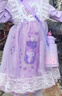 G.DUCKKIDS童裝女童連衣裙春秋2025新款卡通庫洛米兒童公主裙洋氣可愛(ài)網(wǎng)紗裙 紫色 110 （建議身高100cm 4-5歲）cm 曬單實(shí)拍圖