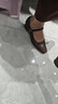 卡帝樂鱷魚（CARTELO）瑪麗珍小皮鞋春夏法式晚風氣質(zhì)通勤單鞋女2025春季韓版仙女粗跟 棕色 37 曬單實拍圖