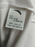 安踏（ANTA）t恤男士短袖夏季薄款圓領(lǐng)潮流大logo純色舒適透氣跑步上衣運動服 -3純凈白/淺灰【推薦】 XS (160) 適合80-90斤 曬單實拍圖