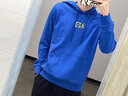 KELME/卡爾美 衛(wèi)衣男女春秋季連帽休閑情侶運(yùn)動(dòng)寬松長(zhǎng)袖套頭衫上衣潮 9137TT1066 彩藍(lán)色【刺繡小LOGO】 XL 【180/100A】 曬單實(shí)拍圖