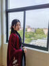 贏夫人（Mrs win）國(guó)風(fēng)長(zhǎng)流蘇無(wú)耳洞耳掛耳墜女新中式古風(fēng)漢服銅錢(qián)耳環(huán)耳夾耳飾品男 時(shí)鶴耳掛紅色一對(duì) 曬單實(shí)拍圖
