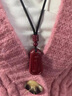 晟迅朱砂吊墜節(jié)節(jié)高升紫金砂平安掛墜男女士毛衣配飾項鏈掛墜上岸禮物 節(jié)節(jié)高升朱砂吊墜 曬單實拍圖