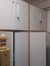 金经金属钢制简约现代衣柜家用收纳卧室小户型铁皮柜组合顶柜长0.6米二抽 实拍图