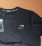 JEEP SPIRIT吉普長袖T恤男春秋季重磅純棉上衣刺繡打底衫圓領(lǐng)衣服 藍色 XL  曬單實拍圖