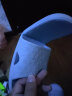 班哲尼 旅行便携式折叠酒店居家EVA防滑浴室情侣洗澡非一次性拖鞋 含便携收纳袋 蓝灰 L（40-41尺码） 实拍图