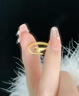 老廟黃金戒指足金生肖蛇開(kāi)口可調節戒指蛇年送女友老婆跨年情人節禮物 可代寫(xiě)賀卡#勿拍 曬單實(shí)拍圖