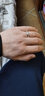 喜鉆鉑金鉆石戒指男懿喜鉆石男戒經(jīng)典卡鑲結(jié)婚戒指送爸爸求婚鉆石戒指 鉑金共70分IJ色SI(50+20) 曬單實(shí)拍圖