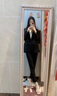 clotho Rennie品牌女裝小西裝外套女2025春秋新款韓版氣質(zhì)修身顯瘦休閑西大衣 黑色 M 曬單實(shí)拍圖