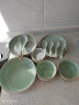 冠朴（GUANPU）北欧碗碟套装家用轻奢陶瓷餐具碗盘创意高颜值碗筷盘子饭碗组合 实拍图