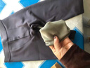 莫代爾男士冬季保暖一體加絨滑面修身鯊魚(yú)皮薄款中厚打底秋褲機車(chē)芭比褲 黑色 約380克 2XL 175 建議135-160斤 曬單實(shí)拍圖