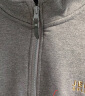 吉普（JEEP） 卫衣男立领宽松大码男装半拉链刺绣打底衫纯色长袖t恤男春秋潮 灰色 XL(建议140-155斤) 实拍图