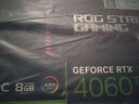 华硕（ASUS）ROG-STRIX-GeForce RTX4060TI-O8G-GAMING  电竞游戏显卡 实拍图