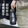 富光高硼硅玻璃杯 大容量泡茶杯雙層塑玻帶茶隔水杯 男士杯子1000ml 曬單實(shí)拍圖