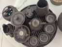 石茗堂品牌宜興功夫紫砂茶具套裝家用一套干泡茶盤(pán)茶道辦公室會(huì )客送禮品 17頭舍得冬瓜壺+圓哲盤(pán) 17頭 曬單實(shí)拍圖