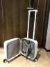 米熙拉杆箱子行李箱小型登机箱14英寸飞机旅行箱包密码箱女芝士白36 实拍图