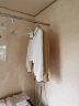 美居客 免打孔伸缩晾衣杆窗帘杆浴室卫生间浴帘杆挂衣杆2.1-3.8m 实拍图