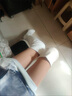 親在長筒靴女過膝高跟細(xì)跟秋冬性感靴超防水臺大碼圓頭彈力馬丁靴 白色(春秋無拉鏈) 37 曬單實拍圖