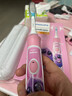 飛利浦兒童聲波震動(dòng)牙刷藍牙連接互動(dòng)游戲趣味刷牙動(dòng)電牙刷HX6352兒童款 HX6352粉色【標配】 曬單實(shí)拍圖