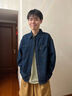 JEEP牛仔襯衫男雙口袋男襯衣2025春季款休閑寬松長(zhǎng)袖百搭外套男上裝 曬單實(shí)拍圖