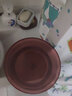 言夏與冬高透明洗臉盆加厚耐摔廚房塑料盆家用學(xué)生宿舍洗衣盆洗菜洗腳盆子 小號【酒紅】一個(gè)裝-0902 曬單實(shí)拍圖