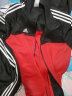 阿迪达斯（Adidas）外套男户外休闲时尚舒适防风夹克跑步透气运动服 TR60J-BR黑红拼接夹克 XL 实拍图