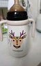 英氏（YEEHOO）嬰兒奶瓶新生兒奶瓶?jì)和乇瓕W(xué)飲杯水杯恒溫沖夜奶 （貴族白） 曬單實(shí)拍圖