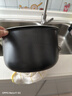 瑞雯美的電壓力鍋內膽4L/5L/6L升電高壓鍋鍋膽不粘鍋配件內鍋芯膽芯 美的5L升黑晶內膽 曬單實(shí)拍圖