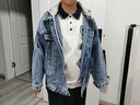 G.DUCKKIDS女童牛仔外套2023春秋季新款女孩洋氣童裝兒童連帽上衣中大童修身 63001 160 cm適合身高150-160cm年齡11-1 曬單實(shí)拍圖